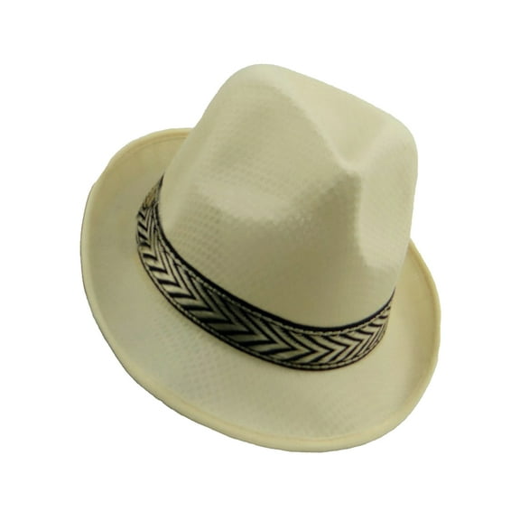 HUANLEDASH Men Jazz Hat Decorative Breathable Print Anti-UV Photo Prop Sunscreen Unisex Vintage Performance Top Hat Adult Headwear