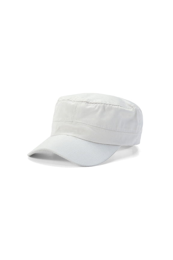 Men Summer Hat Flat Top Solid Color Long Brim Breathable Decorative Sunscreen Unisex Baseball Cadet Plain Cap Headwear