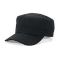 thumbnail image 1 of HUANLEDASH Men Summer Hat Flat Top Solid Color Long Brim Breathable Decorative Sunscreen Unisex Baseball Cadet Plain Cap Headwear, 1 of 1