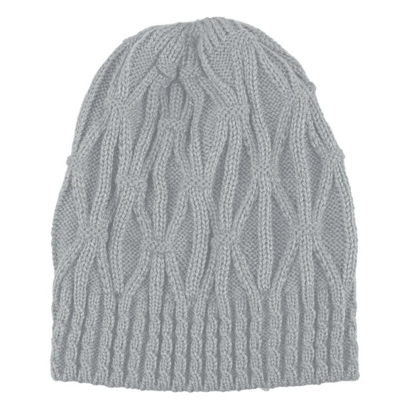 HUANLEDASH Men Women Beanie Hat Solid Color Twist Texture Thermal Hat Autumn Winter Single Layer Tightly Knitted Thick Hat