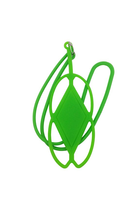 Silicone Strap High Elasticity Wear-resistant Strong Load Bearing Free Your Hands Cover Protective Portable Silicone Phone Lanyard Neck Strap Phone Accessory