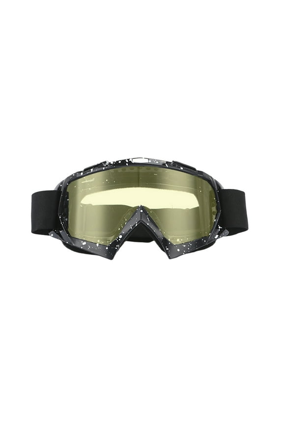 Ski Goggles Motor Cycling Sunglasses with Anti-slip Adjustable Band Sunshade Windproof Dust-proof Block UV Light Clear View Sunglasses for Skiing Off-Road Racing