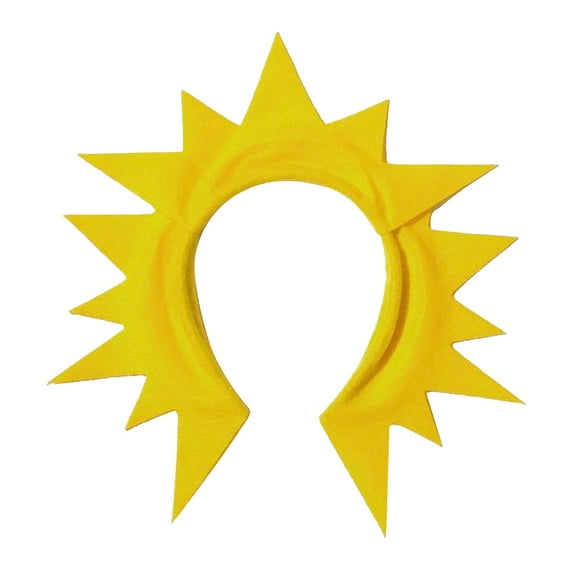 HUANLEDASH Star Moon Sun Headband Women Girls Kids Hairpiece Fabric Tiara Halloween Stage Weddings Cosplay Headgear