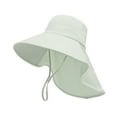 thumbnail image 1 of HUANLEDASH Sun Hat for Men Women Wide Brim UV Protection Bucket Hats with Neck Flap Summer Fishing Hat for Hiking Travel And Outdoors, 1 of 1