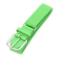 thumbnail image 1 of HUANLEDASH Teenager Elastic Baseball Softball Belt Adjustable Length Alloy Buckle Belt Solid Color Imitation Leather Belt, 1 of 1