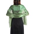 thumbnail image 1 of HUANLEDASH Thin Bright Silk Solid Color Dress Shawl Bridesmaid Cheongsam Long Shawl, 1 of 1