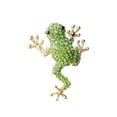 thumbnail image 1 of HUANLEDASH Unisex Brooch Frog Shape Alloy Rhinestone Decor Anti-slip Bag Coat Collar Hat Scarf Decoration Clothes Pin Party Prom Garment Jewelry, 1 of 1