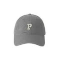 thumbnail image 1 of HUANLEDASH Unisex Embroidery P Letter Print Extended Brim Adjustable Baseball Hat Sunscreen Visor Sun Hat Fashion Accessories, 1 of 1