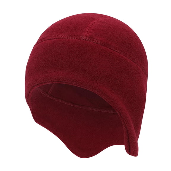 HUANLEDASH Unisex Winter Cap Helmet Inner Lining Cap Ear Protection Elastic Dome Anti-slip Outdoor Camping Skiing Cycling Cap Heat Retention Beanie