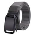 thumbnail image 1 of HUANLEDASH Webbing Automatic Buckle Belt Adjustable Length Farmers Security Guard Waistband Holeless Outdoor Belt, 1 of 1