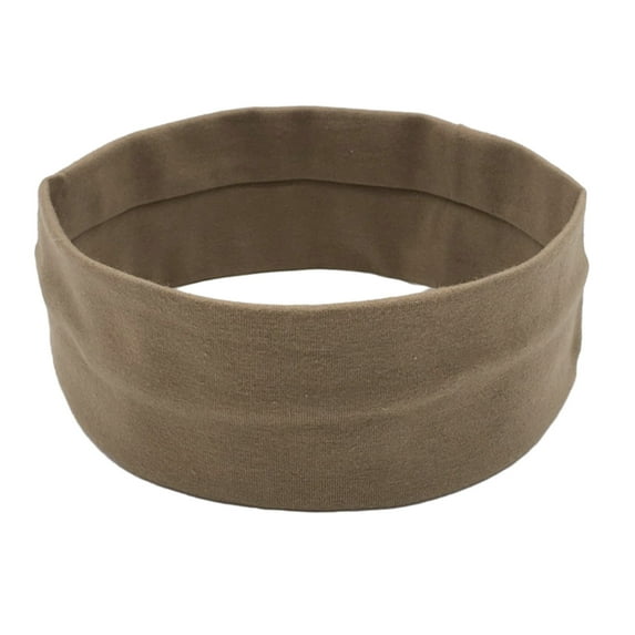 HUANLEDASH Wide Solid Color Yoga Headband Breathable Quick Drying Sweat Absorbing Women Fitness Sweat Band Sports Accessories