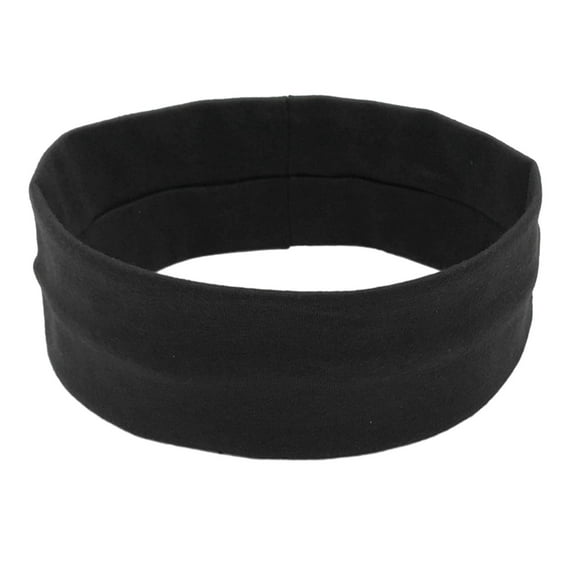 HUANLEDASH Wide Solid Color Yoga Headband Breathable Quick Drying Sweat Absorbing Women Fitness Sweat Band Sports Accessories