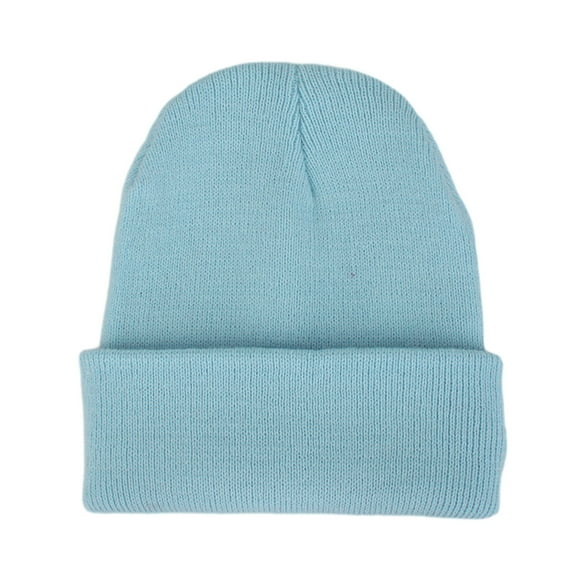 HUANLEDASH Winter Hat Unisex Stretchy Knitted Solid Color Warm Soft Ear Protection High Elasticity Regular Fit Winter Fall Beanie Women Men Cap