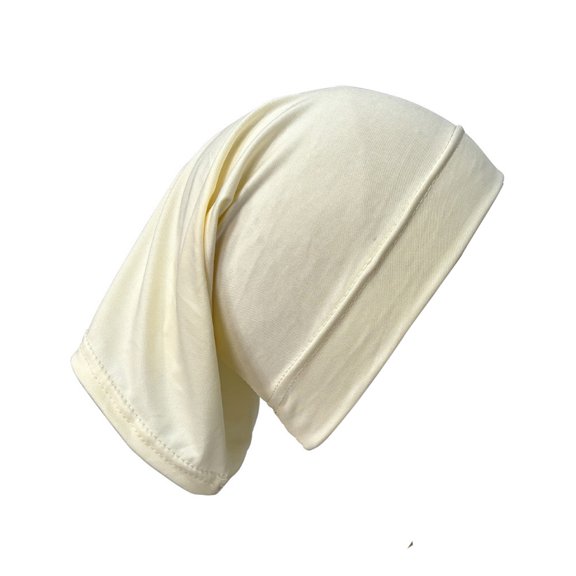 HUANLEDASH Winter Men Knitted Hat Stretchy Single Layer Solid Color Ear Protection Hip Hop Slouchy Scalp Hat Hollow Beanie Outdoor Piled Skullcap