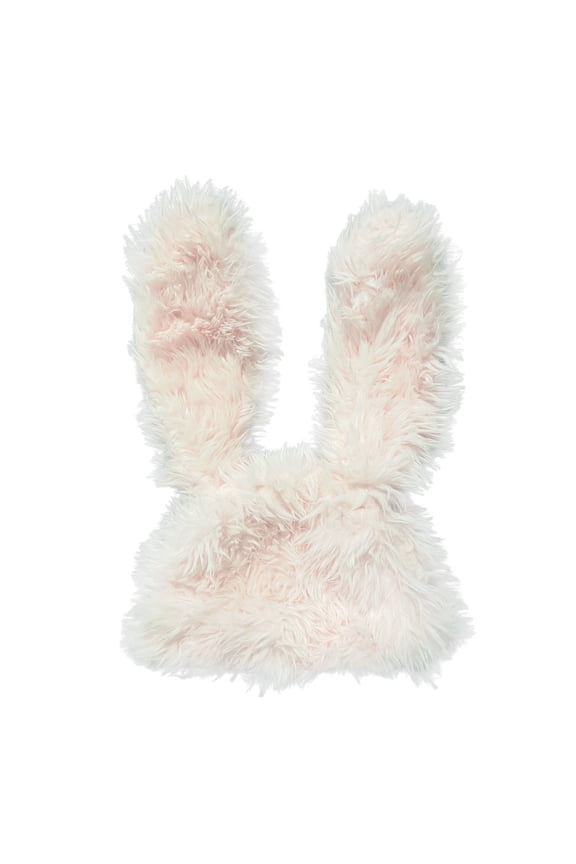 Winter Plush Hat Cartoon Rabbit Ear Shape Fuzzy Long Hair Photo Prop Keep Warm Ear Protection Cold Weather Windproof Headwear