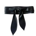 thumbnail image 1 of HUANLEDASH Women Belt Imitation Leather Wide-Brimmed Design Retro Cinched Belt Dresses Coat Knotted Belt Versatile Accessory, 1 of 1