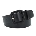thumbnail image 1 of HUANLEDASH Women Belt Multi Holes Adjustable Length Square Buckle Faux Leather Waistband Jeans Dress Coats Candy Color Belt, 1 of 1