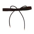 thumbnail image 1 of HUANLEDASH Women Belt Solid Color Faux Leather Lace-up Narrow Anti-slip Adjustable Lightweight Sweater Dress Coat Waist Decoration Waistband Waist Strap, 1 of 1