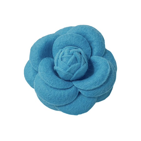 HUANLEDASH Women Brooch Fabric Camellia Shape Anti-slip Wear-resistant Suit Coat Collar Hat Scarf Decoration Clothes Pin Prom Party Garment Jewelry