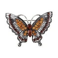 thumbnail image 1 of HUANLEDASH Women Brooch Retro Hollow Butterfly Shape Rhinestone Decor Anti-slip Wear-resistant Suit Coat Collar Hat Scarf Decoration Clothes Pin Prom Party Garment Jewelry, 1 of 1