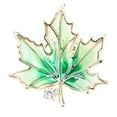 thumbnail image 1 of HUANLEDASH Women Brooch Sunflower Maple Leaf Apricot Leaf Clothes Pin Realistic Electroplated Polished Exquisite Prom Party Coat Shirt Dress Brooch, 1 of 1