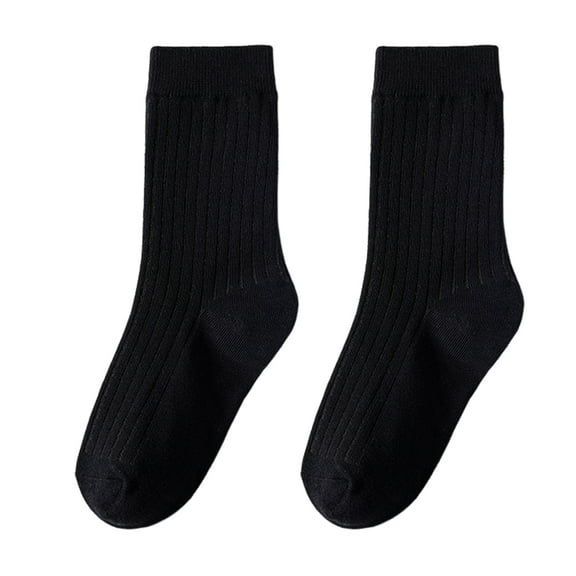 HUANLEDASH Women Mid-calf Socks High Elastic Breathable Socks Sweat-absorbent Stockings Soft Solid Color Bootie Socks Thick Warm Socks for Fall Winter