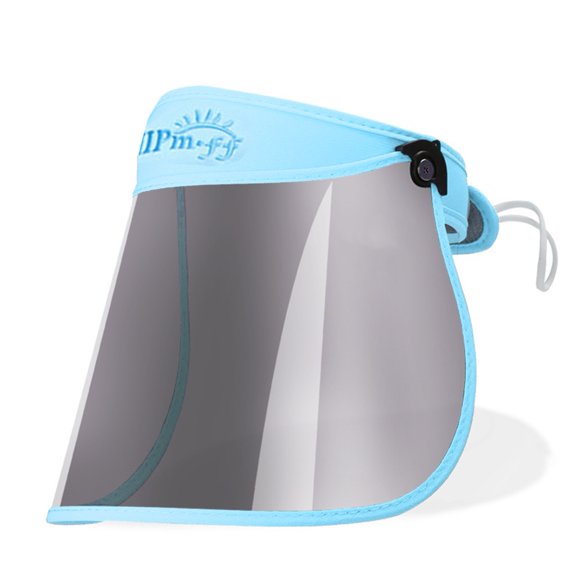 HUANLEDASH Women Sunhat Block Sunlight Anti-UV Rotary Face Shield Empty Top Visor Clear Visual Field Sun Hat Face Protection Cover Cycling Sunshade Cap