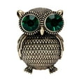 thumbnail image 1 of HUANLEDASH Women's Retro Owl Brooch Pin Rhinestone Big Eyes Owl Mini Animal Alloy Brooch Lapel Corsage Scarf Pins Accessories, 1 of 1