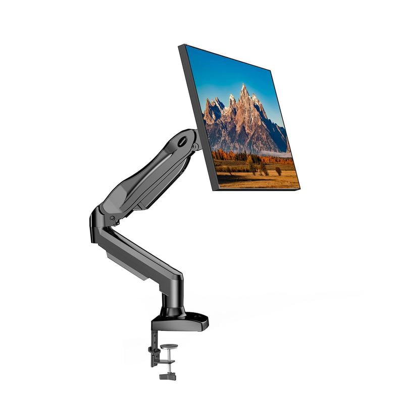 HUANUO Dual Monitor Arm Adjustable Gas Spring Monitor Stand for Gaming