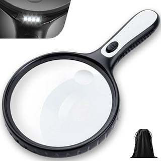 Mighty Sight Magnifying Glasses with LED Lights - Eyeglasses for Readers,  Women, Men, Kids - Use for Crafts, Reading Small Print - As Seen on TV 