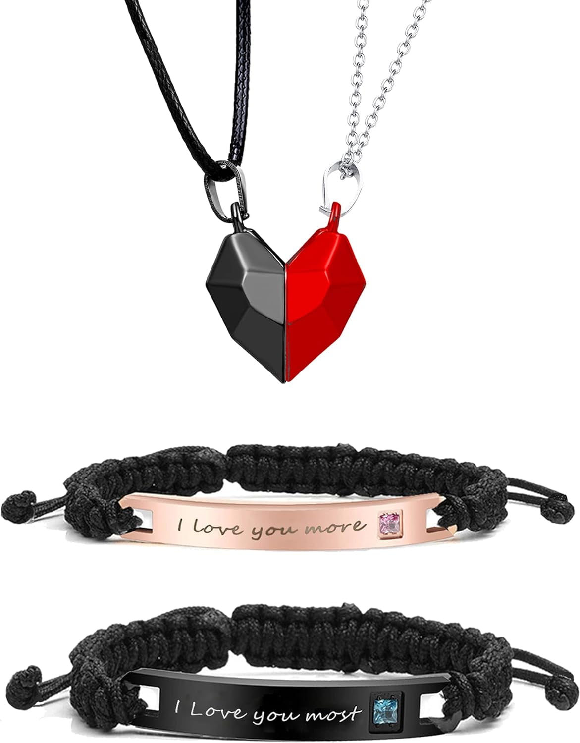 Chain Cute Necklaces For Boyfriend And Girlfriend HUASAI Couples