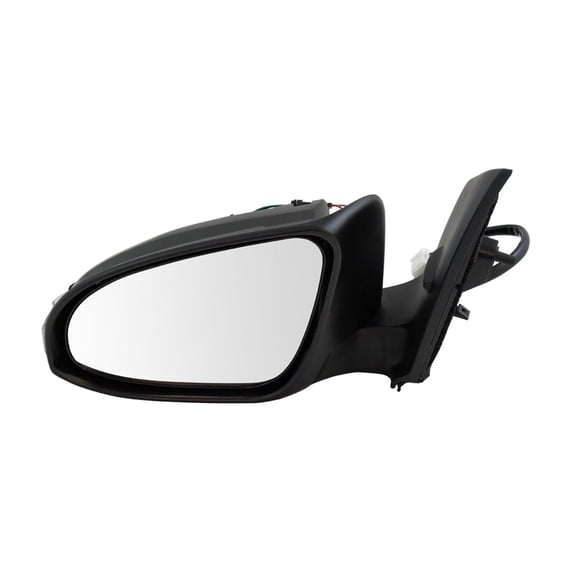 HUASHENGASP 1pc Left Driver Side Paint to Match Power Heated Operate Exterior Door Rear View Mirror Signal Smooth Black Plastic for Scion for iM 2016,for Toyota for Corolla iM 2017-2018 Powered