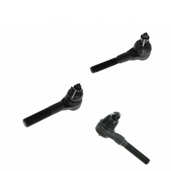 HUASHENGASP 3pcs Suspension Tie Rod End Kit Right Passenger Left Driver Front Inner Outer Side Sealed for Jeep for Cherokee for Comanche for Grand Cherokee for TJ for Wrangler 3 Piece