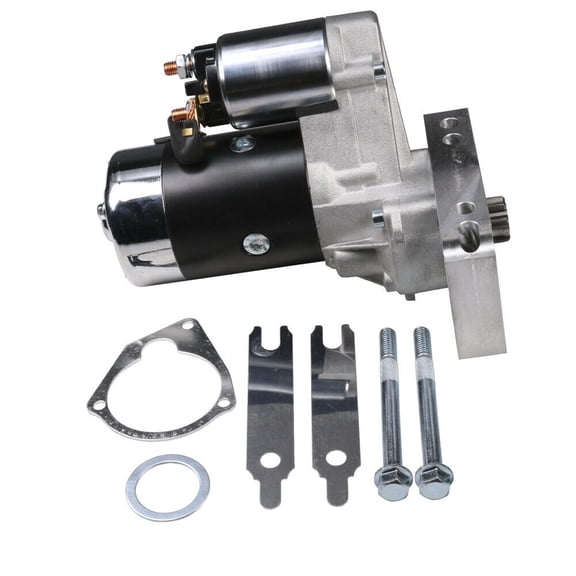 HUASHENGASP Black High Torque for Chevy for C1500 1988-1989 for G10 1975-1980 & Van 1964-1971 Starter Small & Big Block 153 168 Tooth Compatible