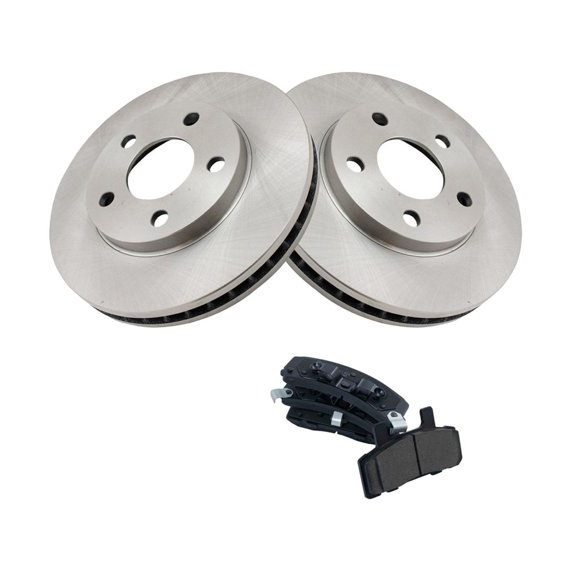 HUASHENGASP Disc Brake Rotor and Pad Set Kit Front Left Driver Right Passenger Side ABS Ceramic Smooth for Cadillac for DeVille 4.9L 1991-1993 for Fleetwood 4.9L 1991-1992 BKA11890 530-01722