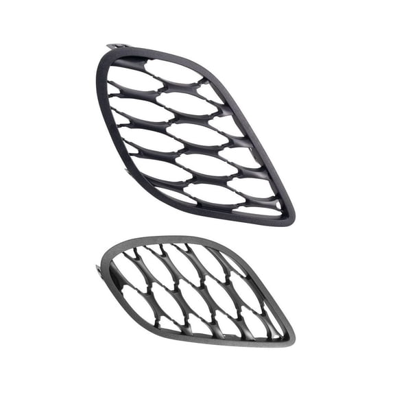 HUASHENGASP Front Left Right Fog Light Hole Cover Polypropylene Black for Dodge for Charger GT/Pursuit/R/T/SRT Hellcat/SXT/Scat Pack 2019-2020