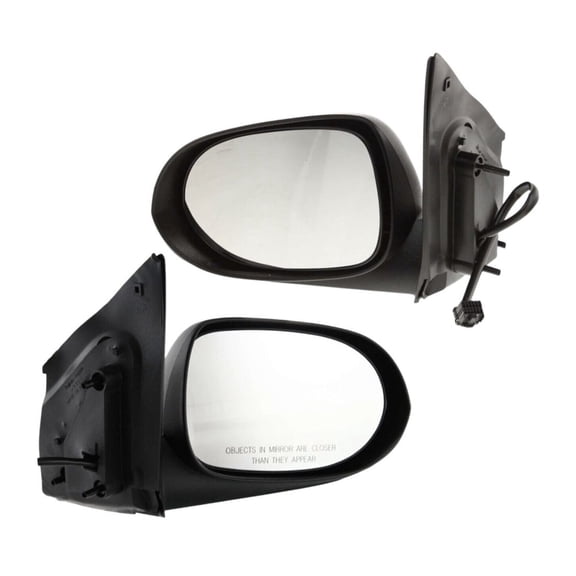 HUASHENGASP Power Mirror Set of 2 for Dodge for Caliber R/T 07-10 & SE/SXT 07-12 & SRT-4 08-09 & Express/Heat/Mainstreet/Rush/Uptown 10-11 Left and Right Textured