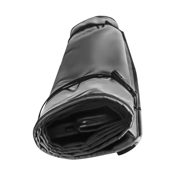 HUASHENGASP Soft Roll up Vinyl Tonneau Cover 5.7 Ft Short Bed Rearupper for Dodge for Ram 1500 2009-2010,for Ram 1500 2011-2021 1pc Black Textured CCM44301S
