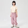 thumbnail image 1 of HUAXUN-Girls Sun Proof Pants | UPF 50+ Quick-Dry Lightweight Summer Trousers for Kids | Loose Fit Elastic Waist for Outdoor Play | Comfortable Beach Hiking Wear(Pink,11-12Years), 1 of 4