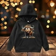 thumbnail image 1 of HUAXUN-Kids Cow Pullover Hoodie Graphic Print Sweatshirt with Pocket for Boys Girls Outdoor Play Casual Wear(Black1,11-12Years), 1 of 7