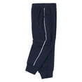 thumbnail image 1 of HUAXUN-Kids Tapered Casual Trousers | Boys Girls Elastic Waist Pants | 3-15 Years School Wear | Summer Autumn Comfortable Leggings | Loose Fit Tapered Leg Design(Navy,3-4Years), 1 of 5