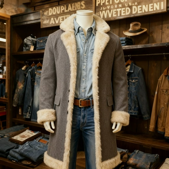 HUAXUN-Men's Solid Color Winter Anorak Coat -Winter Fleece Hooded Cardigan, Christmas Couples Warm Jacket, Christmas Fleece Hooded Cardigan Open Front Sweater(B-Grey,XL)