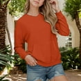 thumbnail image 1 of HUAXUN Oversized Girls Hoodies - Cute Drop Shoulder Sweatshirts with Pocket, Loose Fit Long Sleeve Pullover for Teen Girls, Casual Comfortable Top (Orange,7-8 Years), 1 of 5