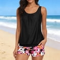 thumbnail image 1 of HUAXUN Women's Tankini Bathing Suit Full Coverage Swimsuits Tummy Control Swimsuits for Women Tummy Control Tankini 2 Piece Swimsuit Tummy Control Bathing Suit, 1 of 8