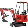 thumbnail image 1 of HUAYEE 1.2  Ton Mini Excavator, HY12C 13.5HP B&S Gasoline Powered Compact Small Digger with EPA Engine, USA Stock, for Trenching, Farming, Landscaping, Curbside Delivery & Professional Unloading, 1 of 10