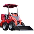 thumbnail image 1 of HUAYEE Ride-On Wheeled Mini Skid Steer Loader with Bucket, 23HP  Honda Gas Engine, for Construction Farm Landscaping, Curbside delivery & Professional Unloading Included, 1 of 12
