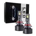 thumbnail image 1 of HUAYEYC 9005/HB3 LED Headlight Bulbs, 20000LM Super Bright, Compatible with 9145/H10 Fog Light, 8500K Cool White, Plug and Play, Pack of 2, Replacement for Auto Cars, Trucks, Motorcyles, 1 of 12