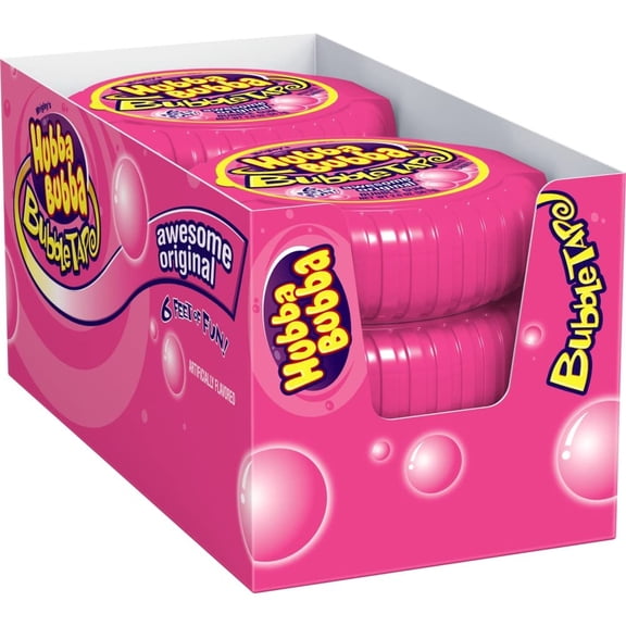 HUBBA BUBBA Bubble Gum Tape - Original Chewing Gum Bulk Pack, 2 oz