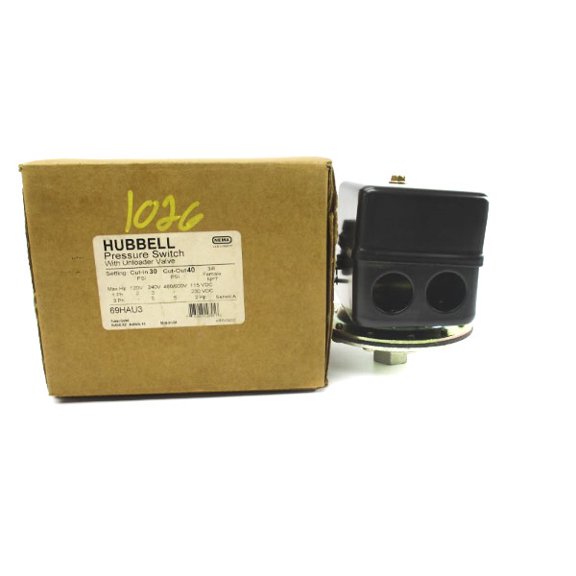 HUBBELL 69HAU3 SER. A 600V 30/40PSI 3/8" NSMP