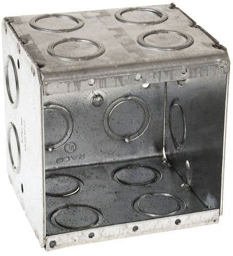 Hubbell Raco 8265 – Scatola Quadrata 4-11/16'' Profonda 2-1/8'' – Con Knockout TKO